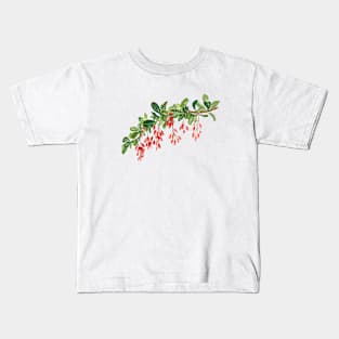 November 22nd birthday flower Kids T-Shirt